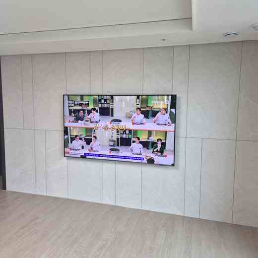 대형 TV 교체 무타공 벽걸이TV 설치
