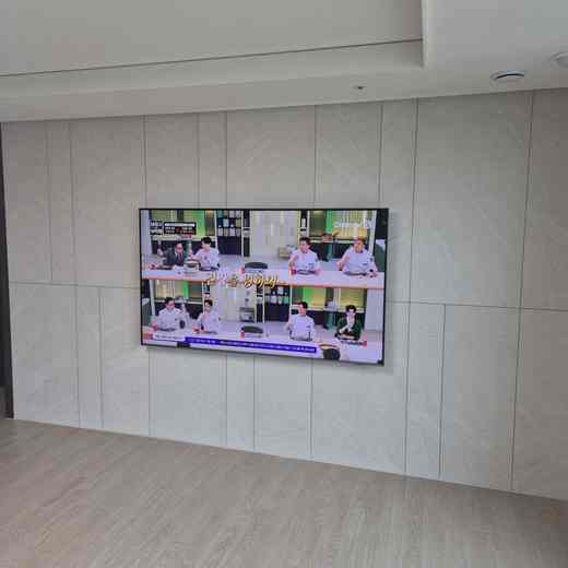 브라켓 변경 무타공 벽걸이TV 설치