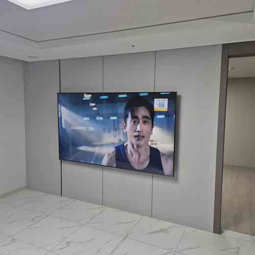 벽걸이TV 리모델링 후 재배치 최종 위치 확인