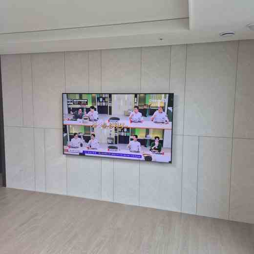 벽걸이TV 풀모션 각도 조정 최종 위치 확인