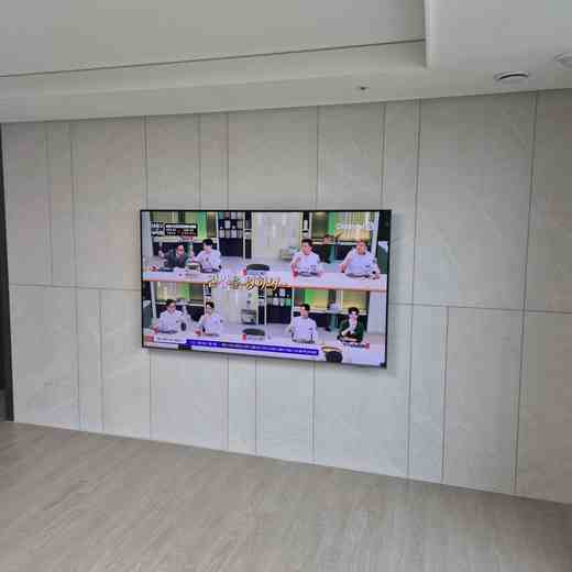 벽걸이TV 신축 입주 설치 최종 위치 확인