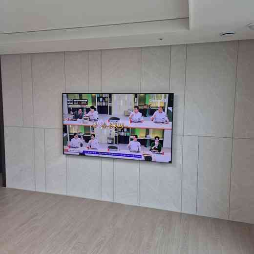 벽걸이TV 신축 입주 설치 최종 위치 확인
