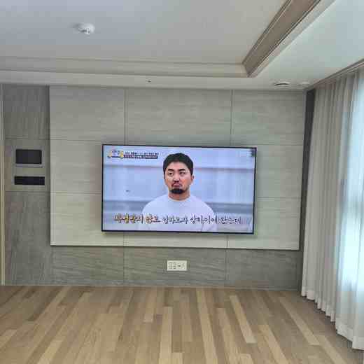 신축 입주 설치 무타공 벽걸이TV 설치