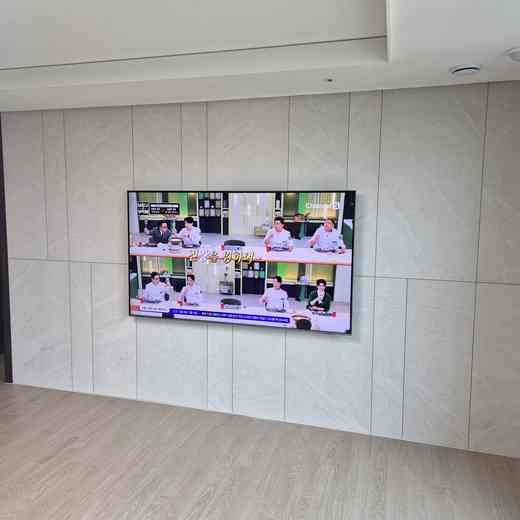 벽걸이TV 신축 입주 설치 최종 위치 확인