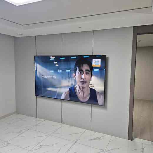 벽걸이TV 풀모션 각도 조정 최종 위치 확인