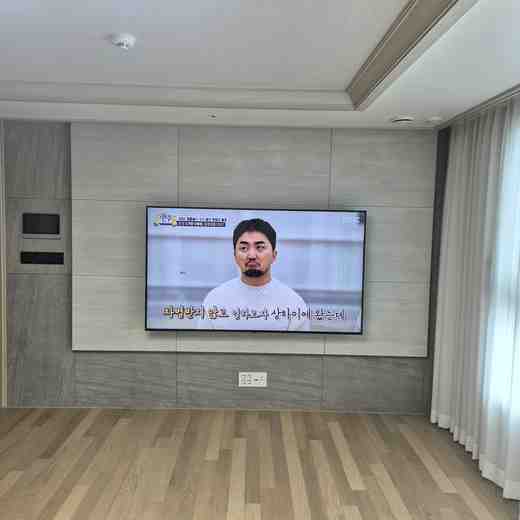 이전·재설치 무타공 벽걸이TV 설치